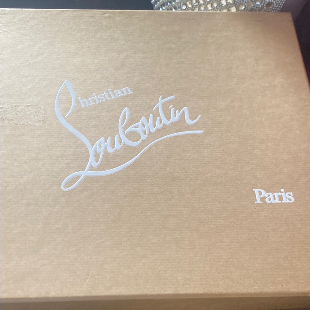 Christian Louboutin Tan Shoe Box